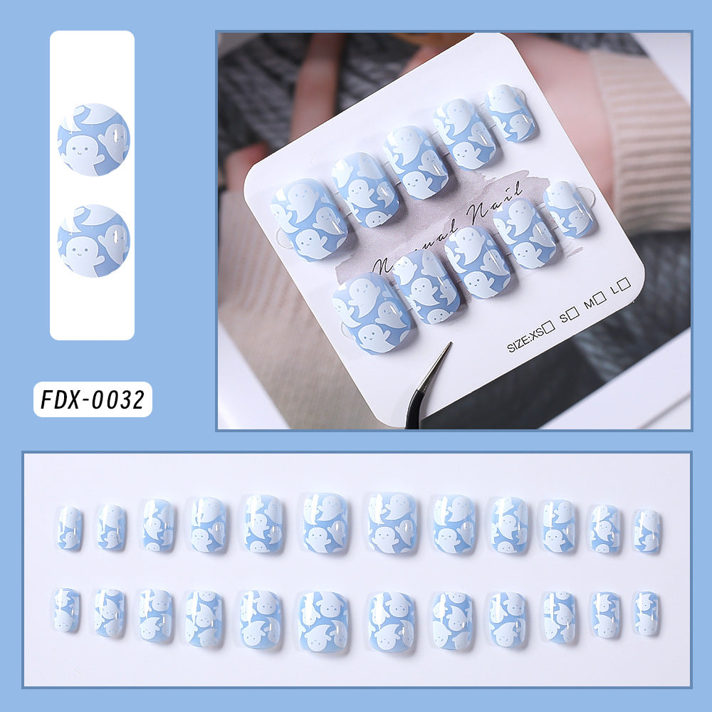 Festive Holiday Themed Press-On Nail Set