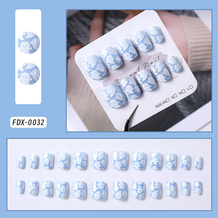 Festive Holiday Themed Press-On Nail Set