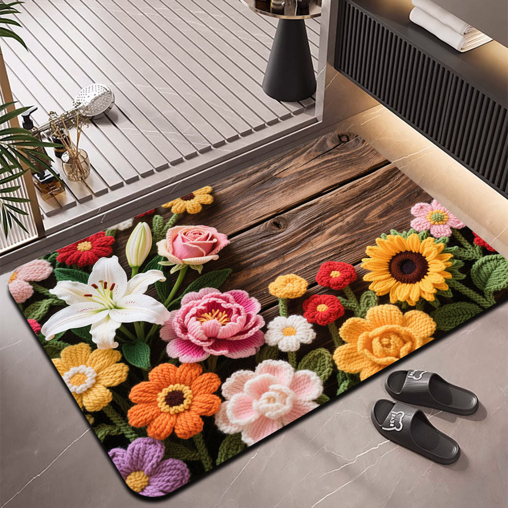 Decorative Floral Area Rug Kalsten