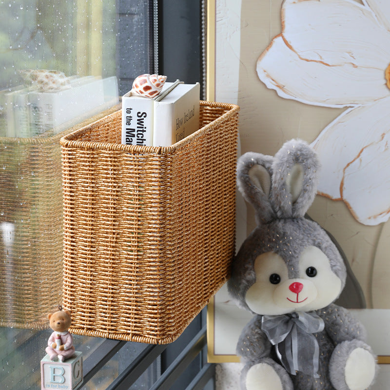 Unisex Rectangular Handwoven Storage Basket Kalsten
