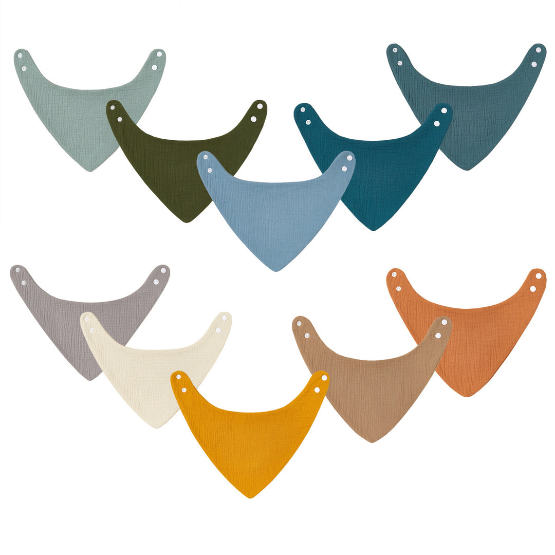 Soft Muslin Bandana Bibs kalsten