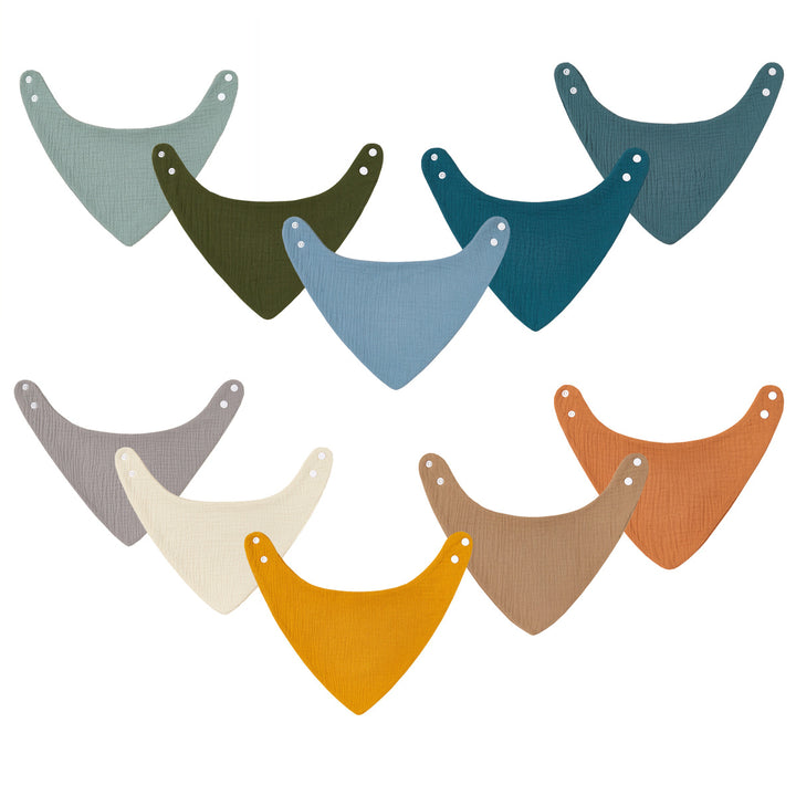 Soft Muslin Bandana Bibs kalsten