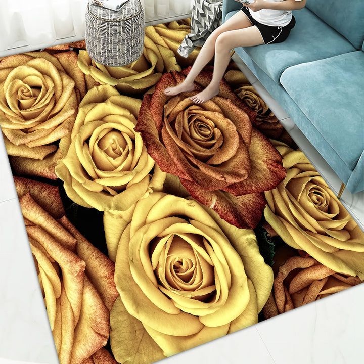 Floral Printed Area Rug Kalsten