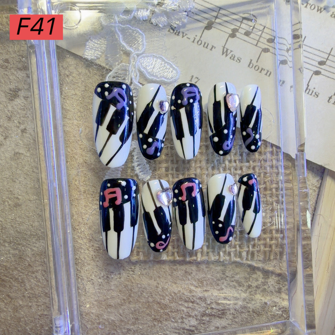 Decorative Press-On Nail Art Set 1790731572