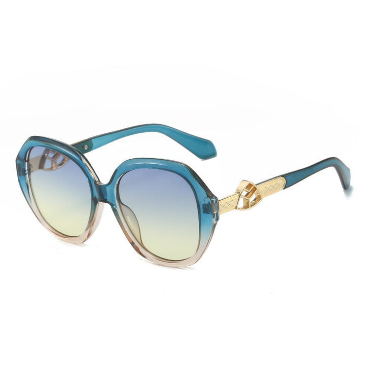 Women's Oversized Sunglasses with Golden Accents Kalsten