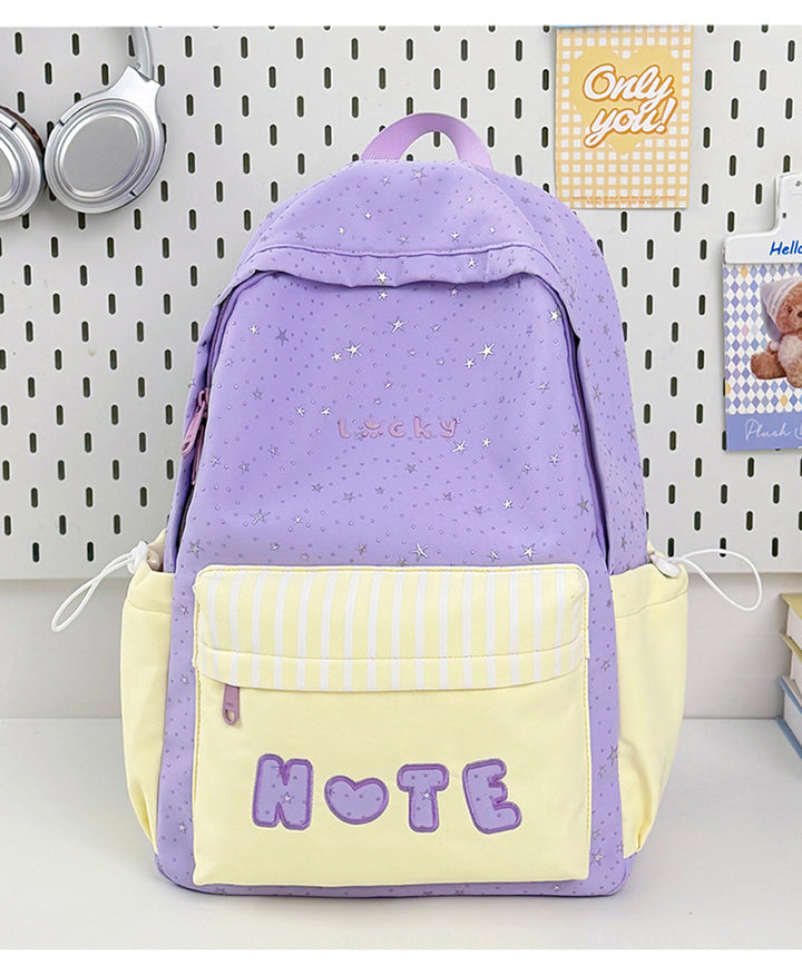 Star Print School Backpack Kalsten