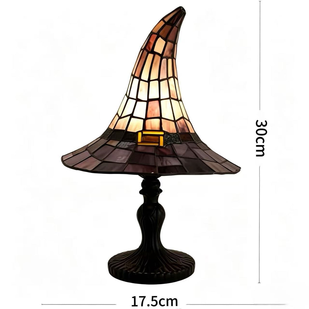 Halloween-Themed Witch Hat Table Lamp Kalsten