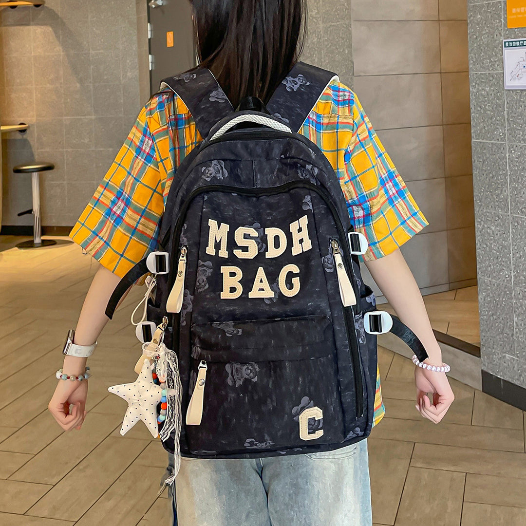Stylish Embroidered Casual Backpack Kalsten 1791205709