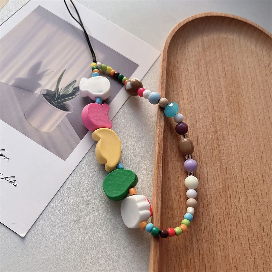 Playful Character Beaded Lanyard Kalsten