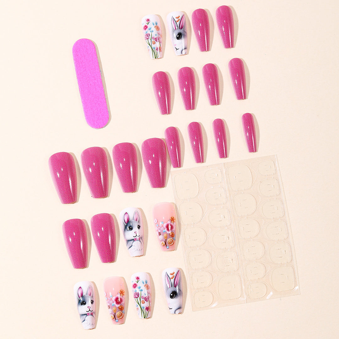 Whimsical Bunny Nail Art Kit Kalsten