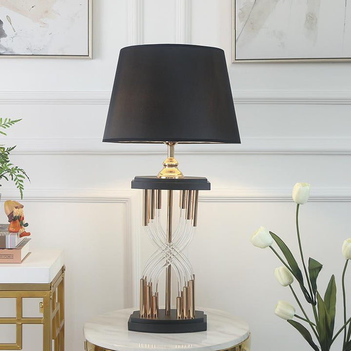 Modern Decorative Table Lamp with Sculptural Base