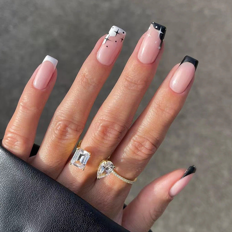 Artful Nail Art with Reflective Accents Kalsten