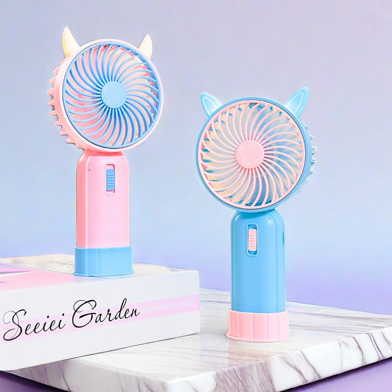 Women's Portable Handheld Fan with Cute Animal Design Kalsten