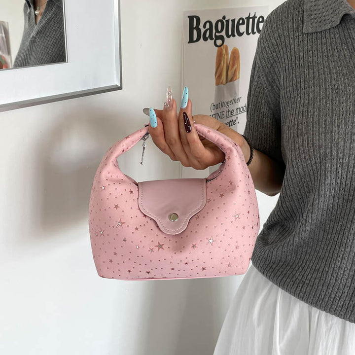 Stylish Starry Print Hobo Bag