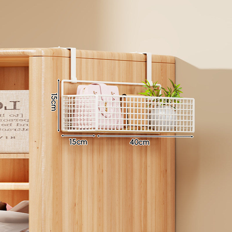 Over-the-Door Multi-Tier Metal Grid Hanging Storage Organizer
