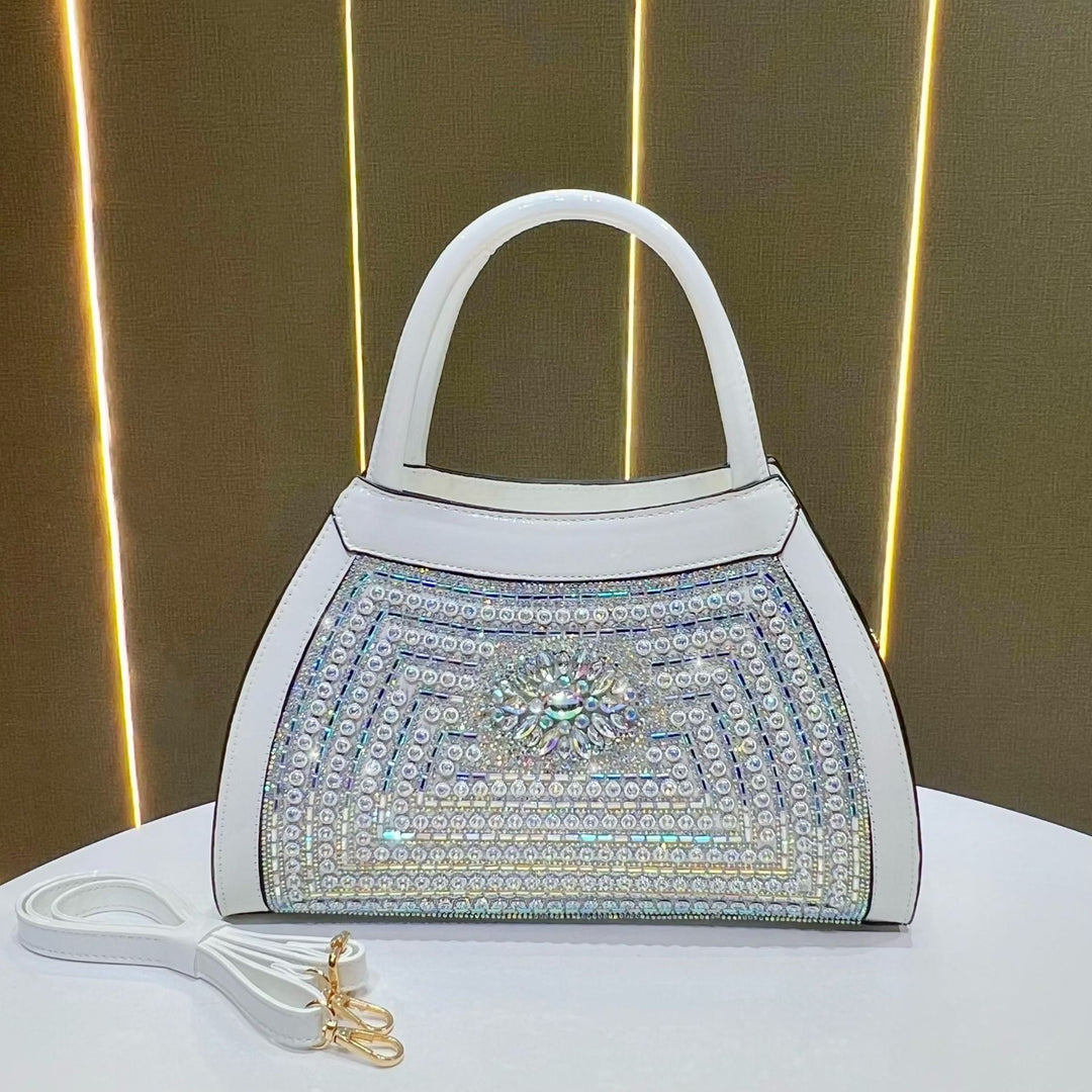 Embellished Padded Evening Handbag