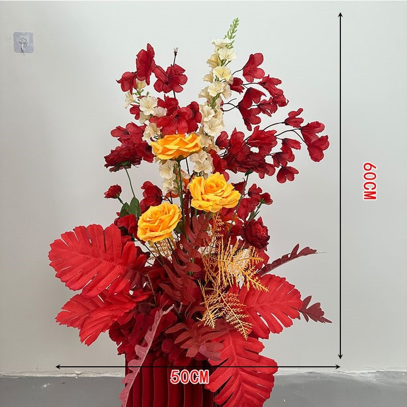 Lush Floral Wall Hanging Arrangement