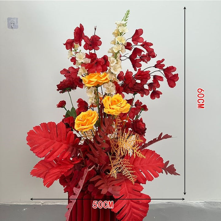 Lush Floral Wall Hanging Arrangement