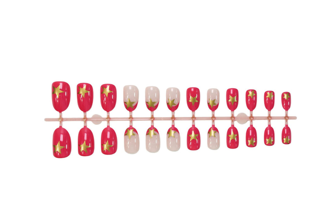 Artificial nail set with creative star design Kalsten