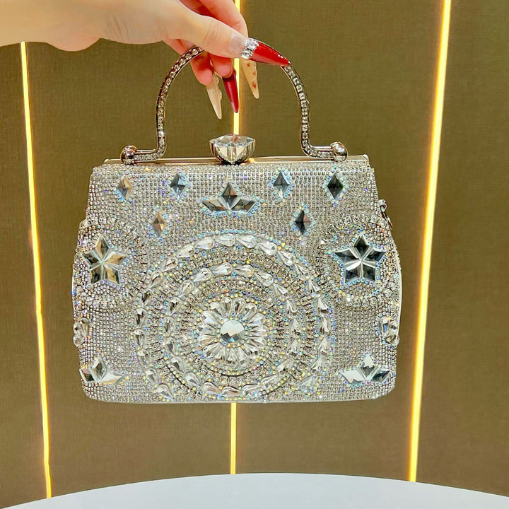 Crystal Embellished Evening Clutch