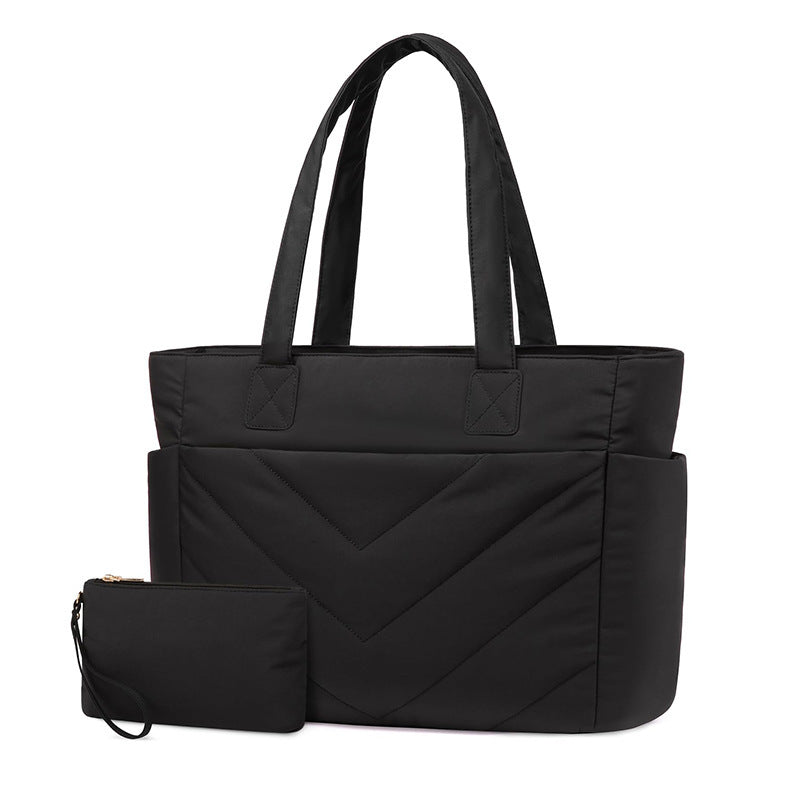 Elegant and Functional Tote Bag with Removable Interior Compartment Kalsten
