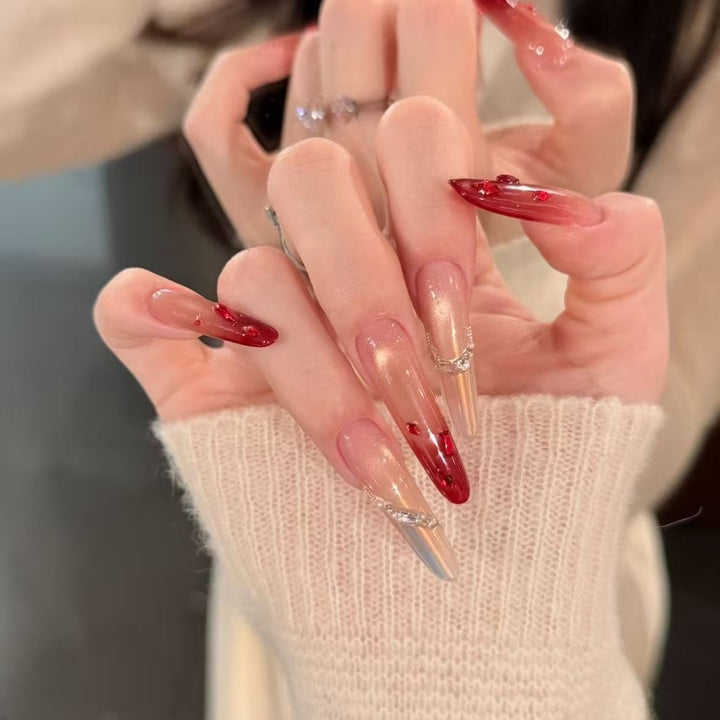 Glamorous Stiletto Nail Enhancements