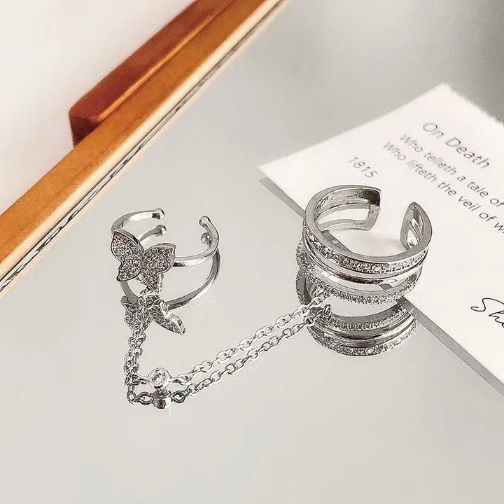 Playful ring set with butterfly elements Kalsten