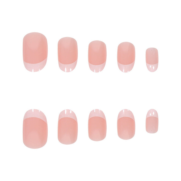 Elegant French Tip Nail Extensions Kalsten