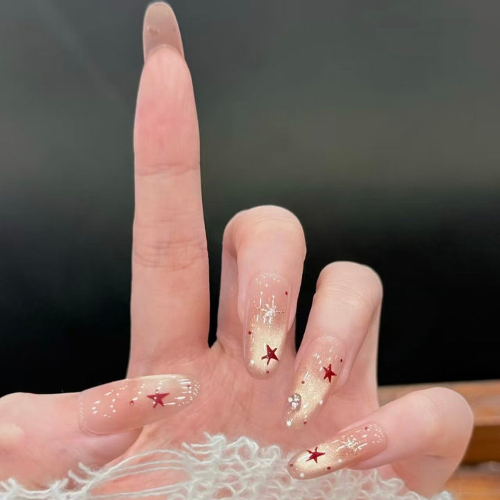 Luxury Glittering Acrylic Nail Art Kalsten