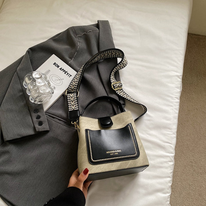 Chic Structured Mini Bucket Bag Kalsten
