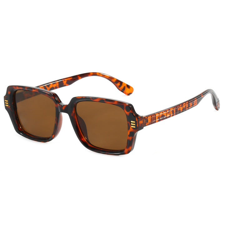 Women's fashionable square sunglasses with textured frame Kalsten