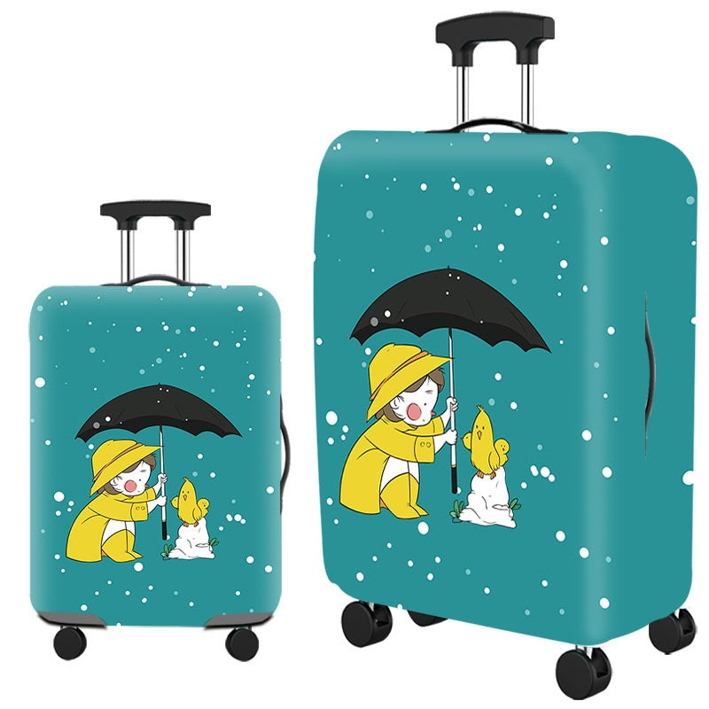 Women's hard shell suitcase with imaginative animal design Kalsten