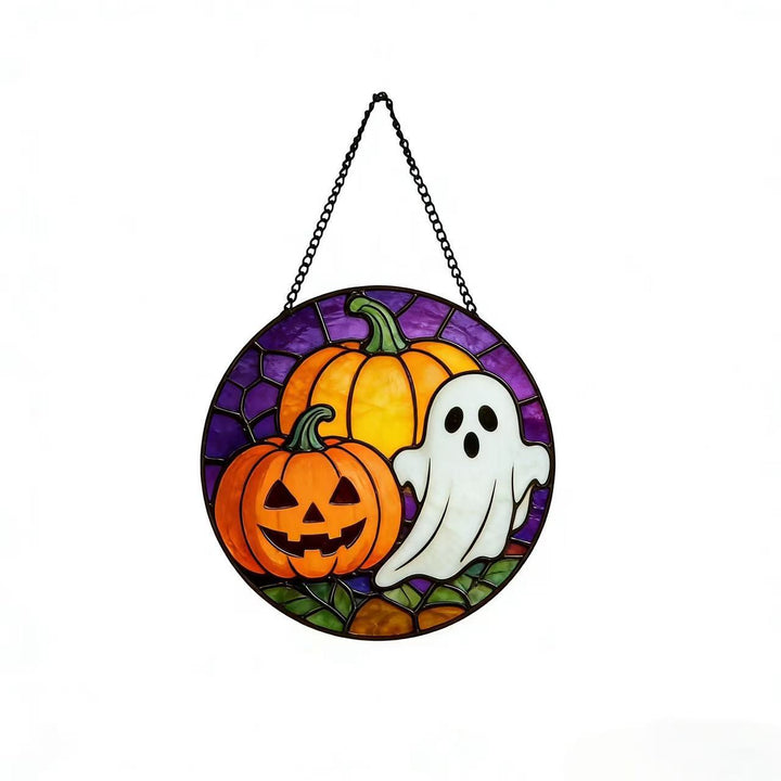 Decorative Skull Stained Glass Wall Art Kalsten