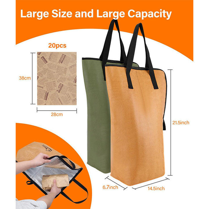 Insulated Thermal Food Carrier Tote Kalsten