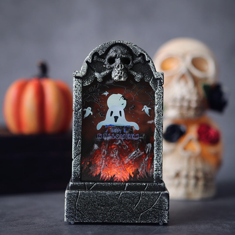 Decorative LED Haunted Graveyard Lantern Kalsten