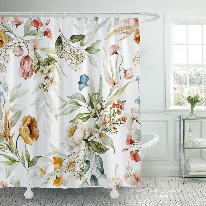 Floral Artistry Shower Curtain Kalsten