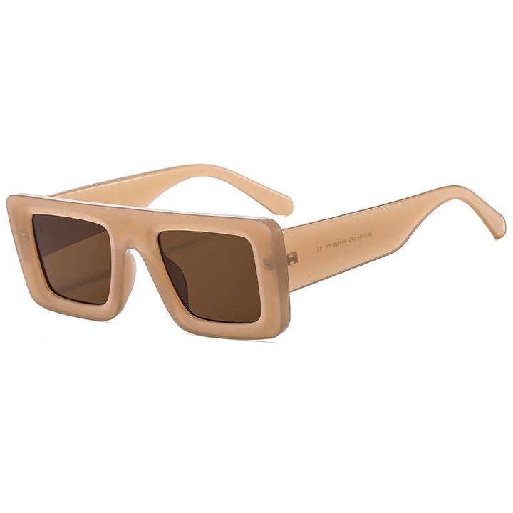 Women's Fashion Square Sunglasses with Extra Wide Frame Kalsten