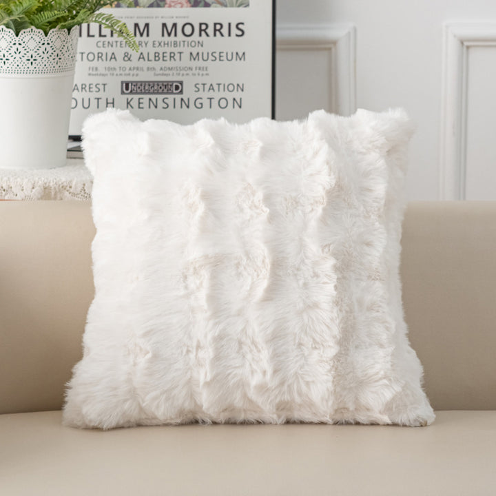 Luxurious Faux Fur Decorative Cushion
