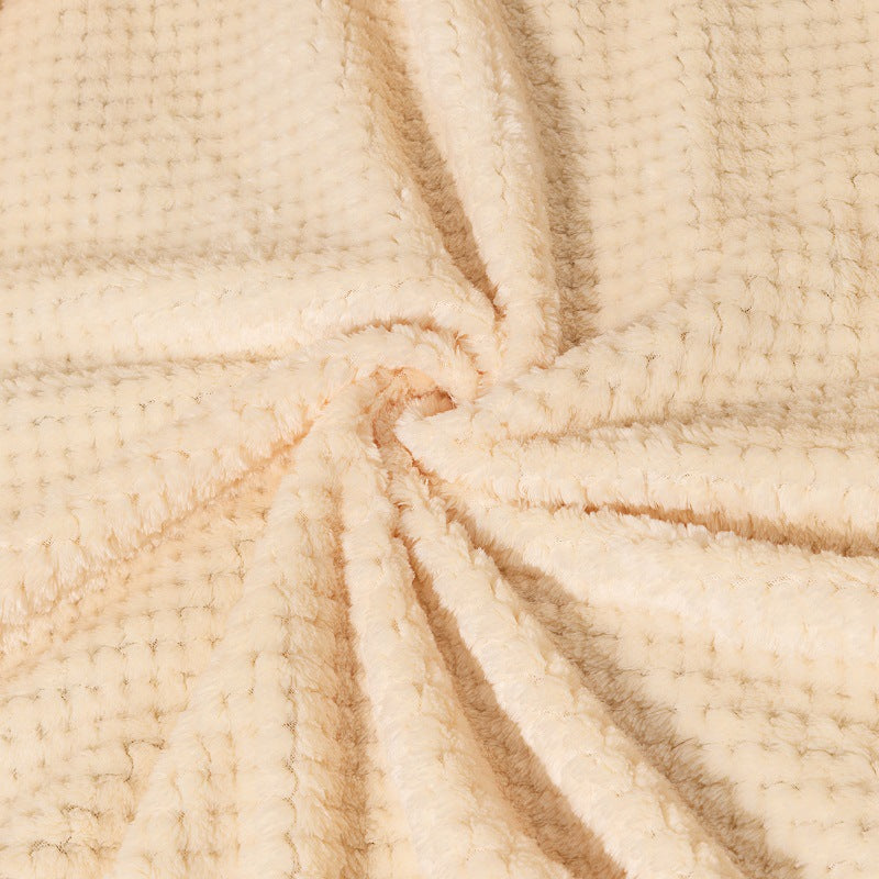 Textured Knit Throw Blanket