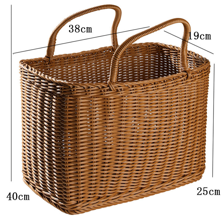 Unisex Large Storage Basket made of Woven Material Kalsten