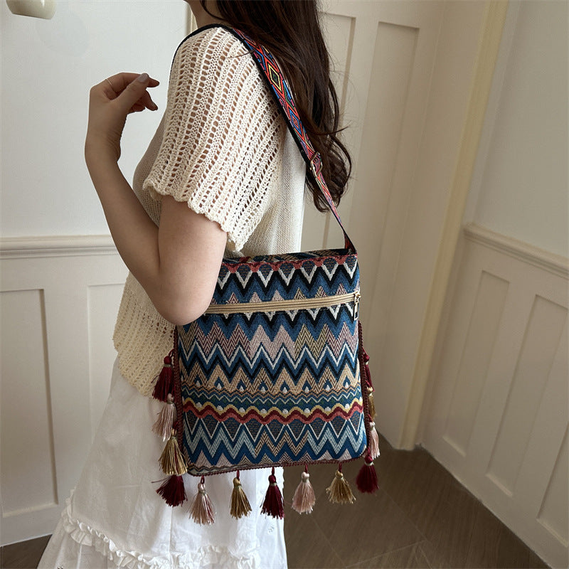 Bohemian Woven Shoulder Bag