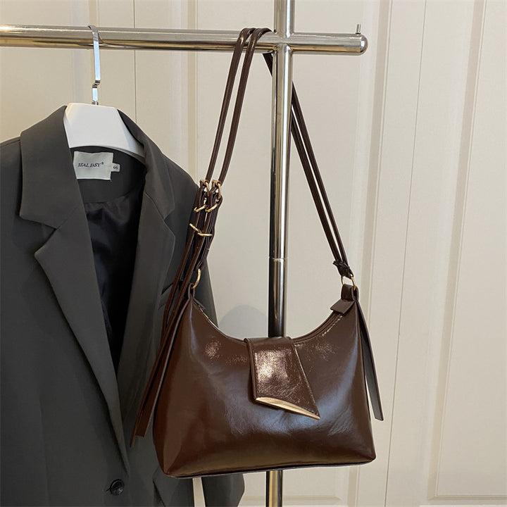 Luxurious Patent Leather Shoulder Bag Kalsten