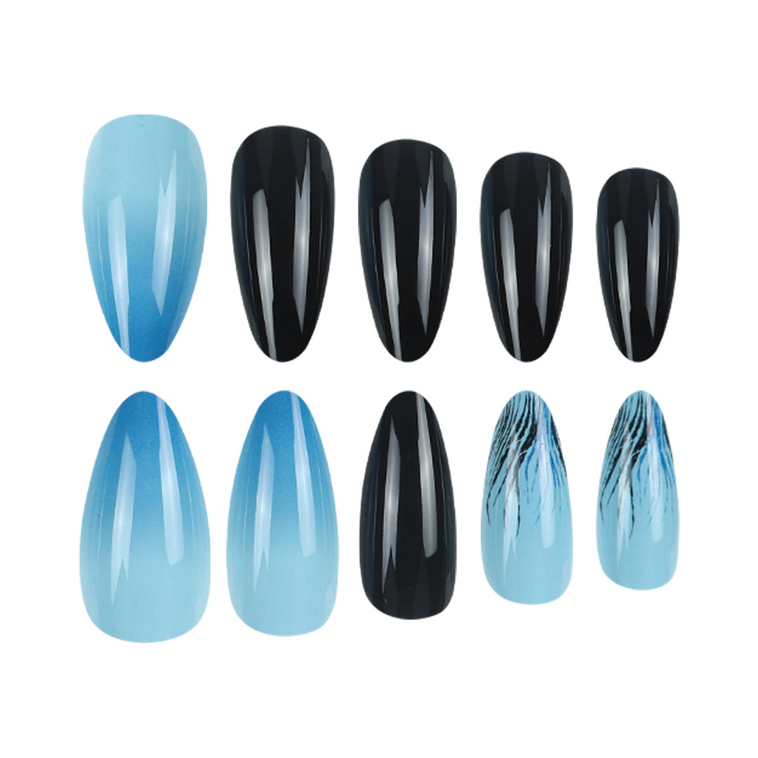 Artistic Ombré Stiletto Press-On Nails Kalsten