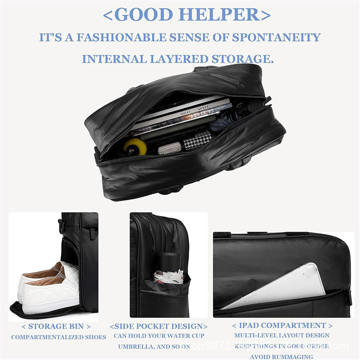 Multifunctional tote bag with insulated interior compartment Kalsten