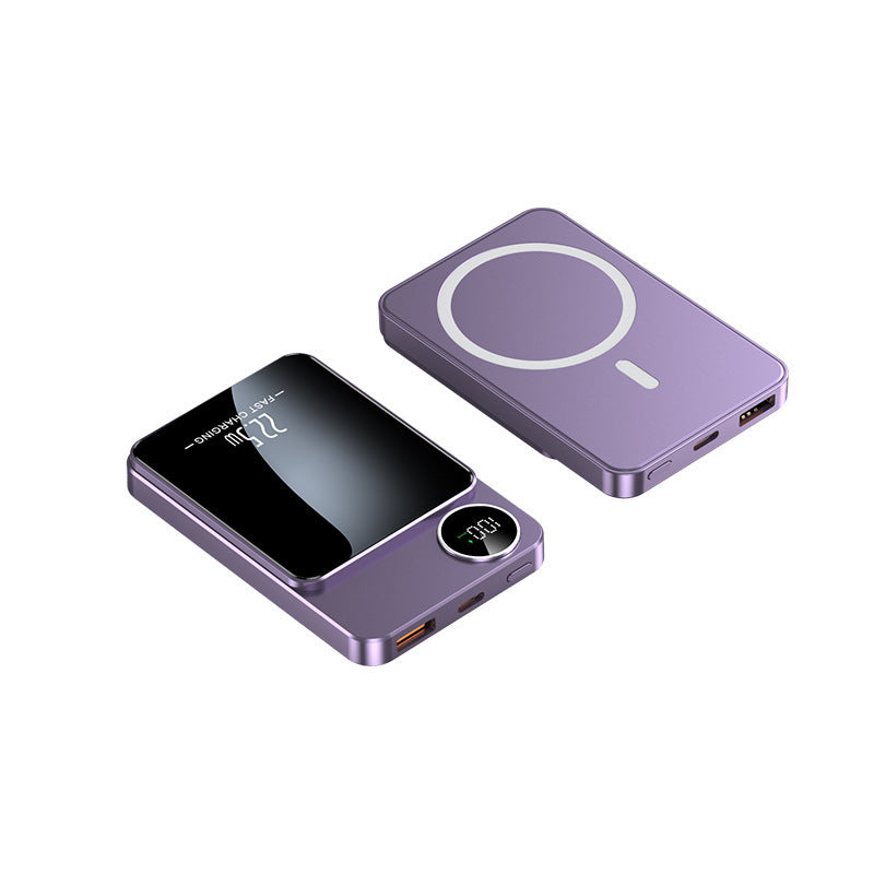 Slim Powerbank with wireless charging function and digital display Kalsten