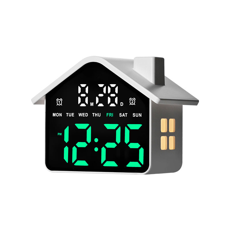 Digital Alarm Clock in Creative House Design Kalsten