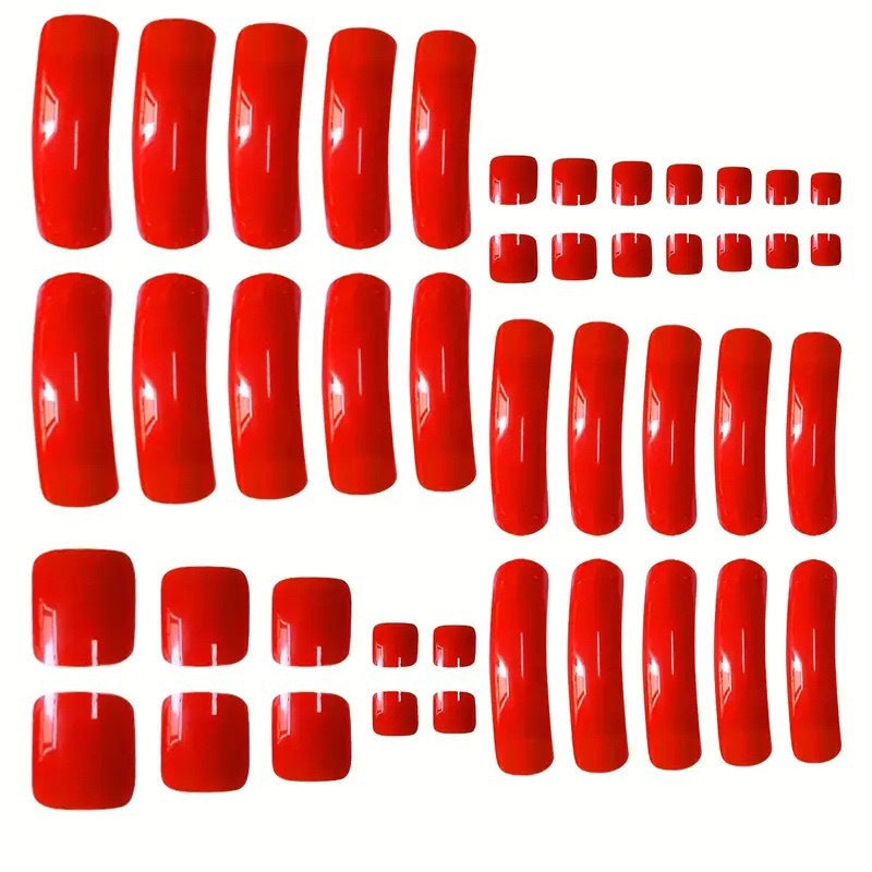 Glossy Long-Lasting Press-On Nail Enhancements Kalsten
