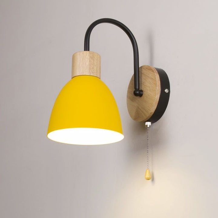 Modern Wooden Wall Sconce
