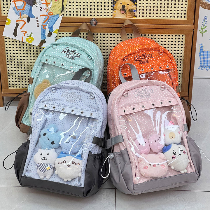 Stylish Polka Dot Character Bag Kalsten