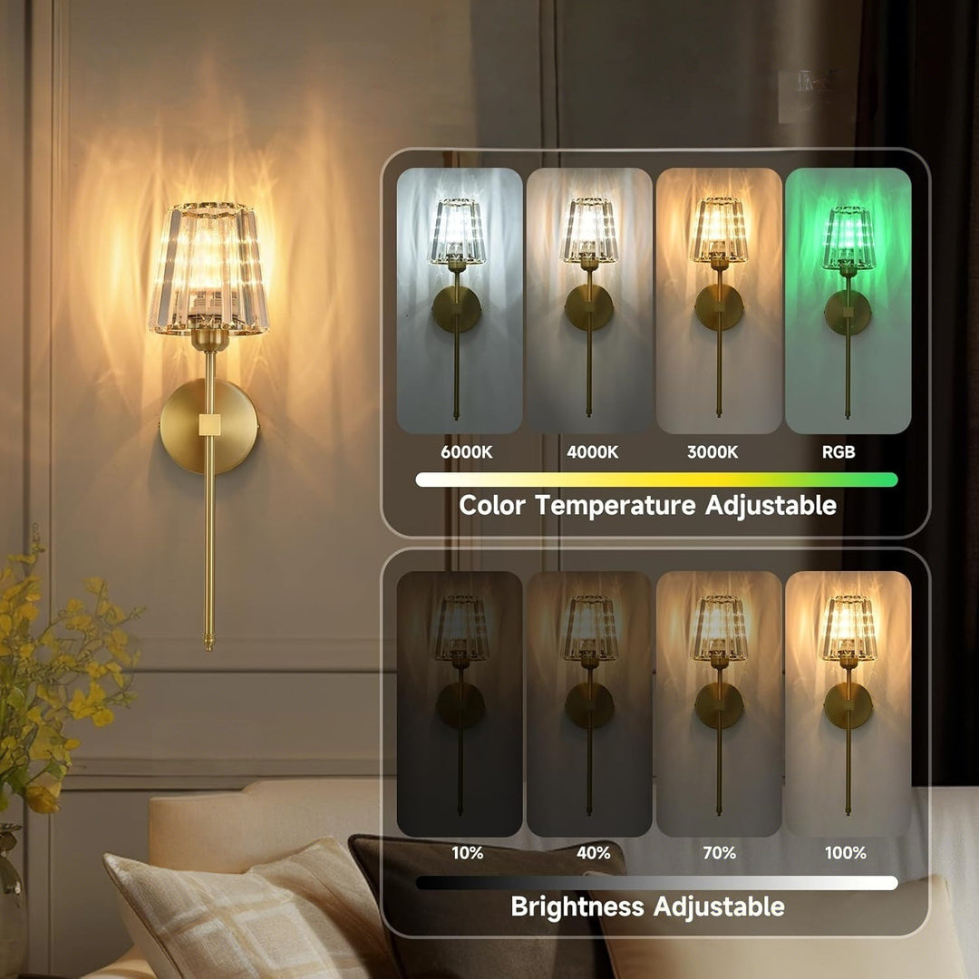 Crystal Accent Wall Sconce